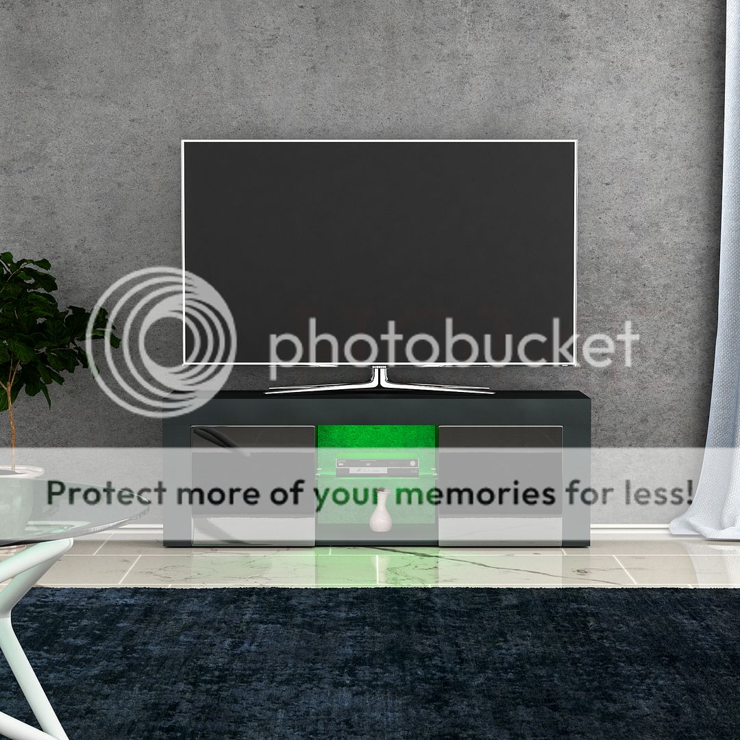 Unidad de gabinete de Soporte de TV LED Eclipse 2 Puertas Moderno